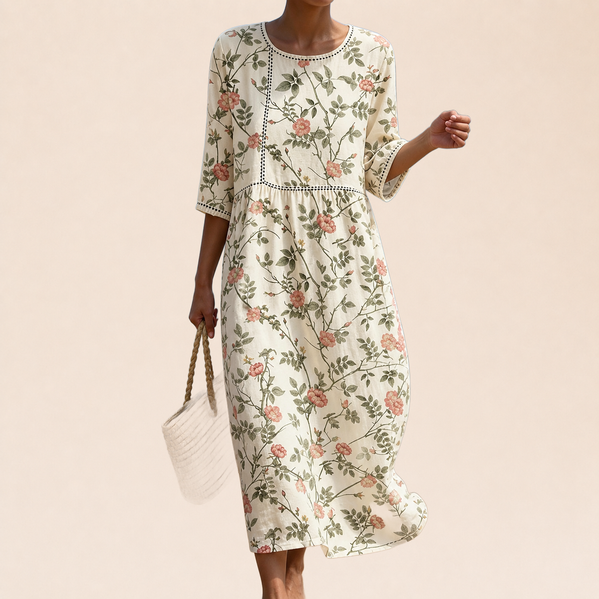 Céliane | Robe Ivoire à l’Herbier Délicat — portada