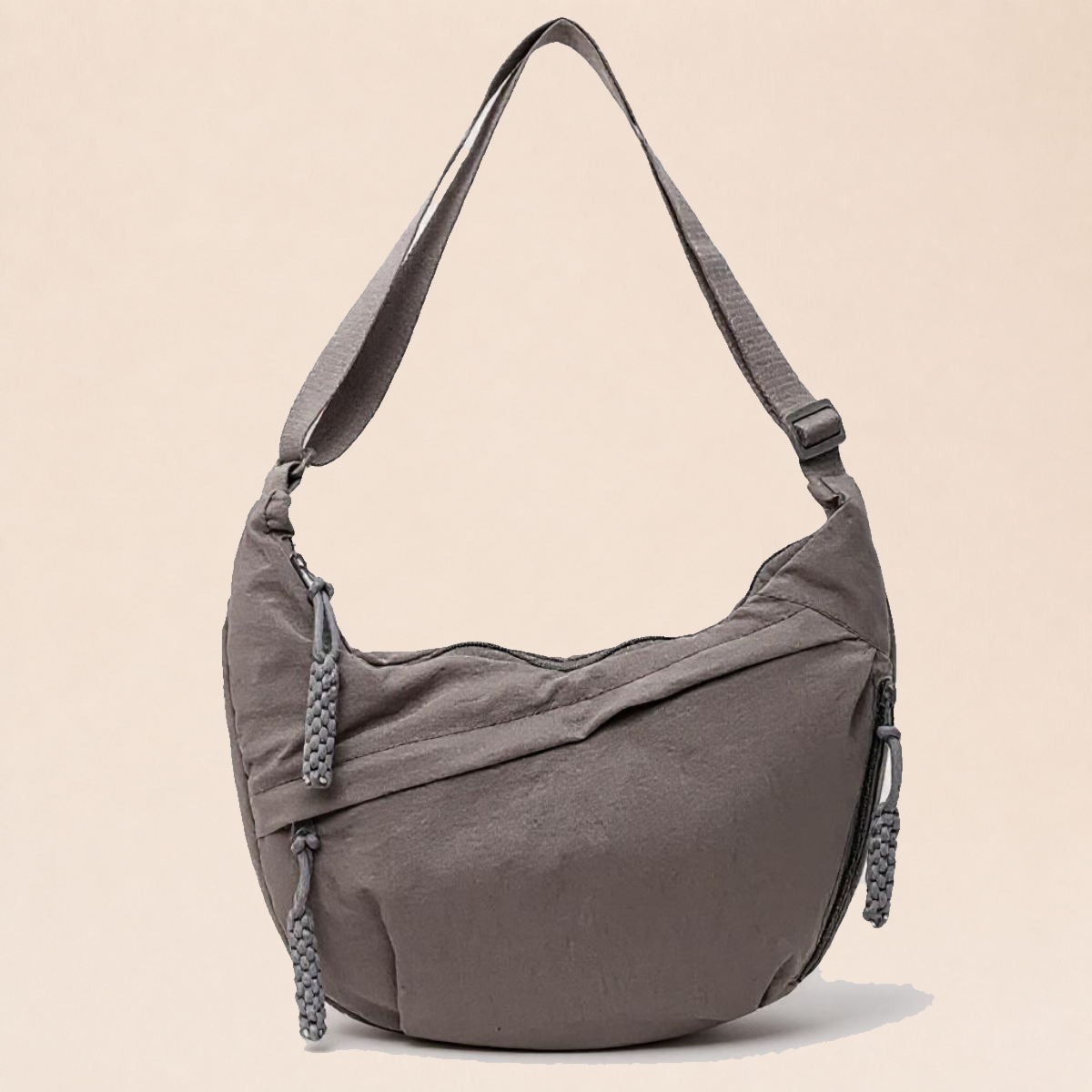 Rossella | Sac à Bandoulière Gris sur fond crème Verlanden