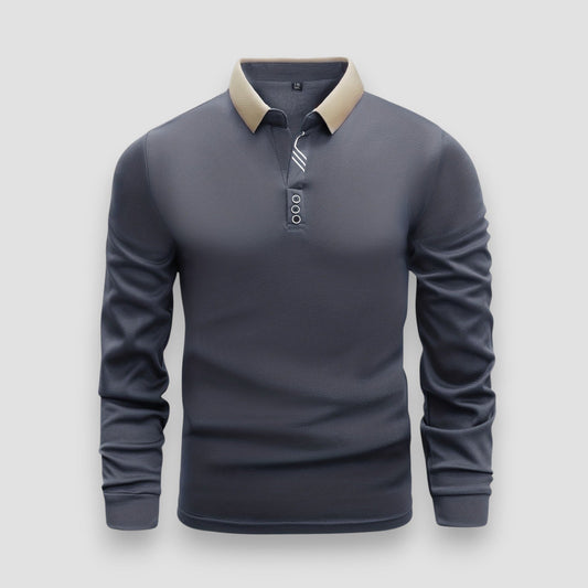 POLO À MANCHES LONGUES POUR HOMME