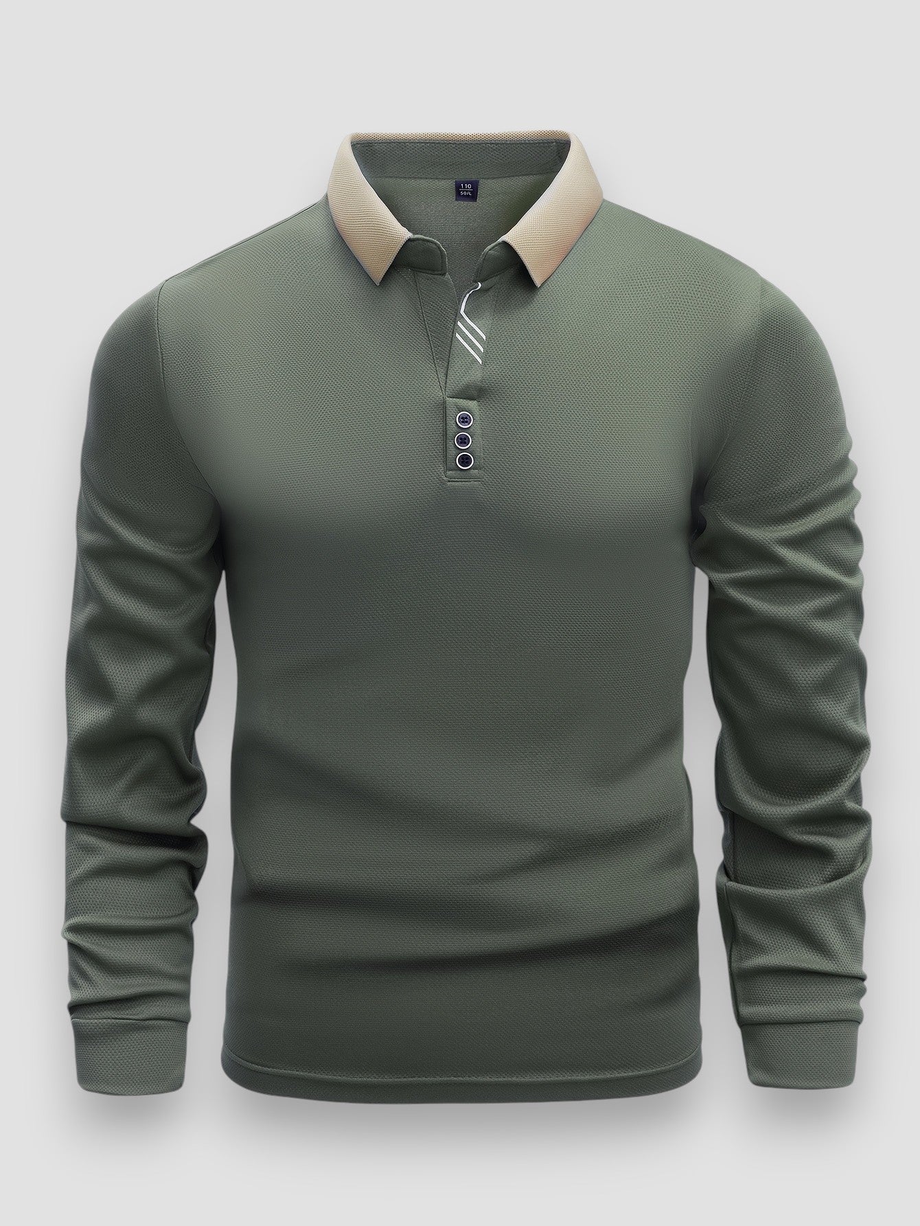 POLO DE MANGA LARGA PARA HOMBRE